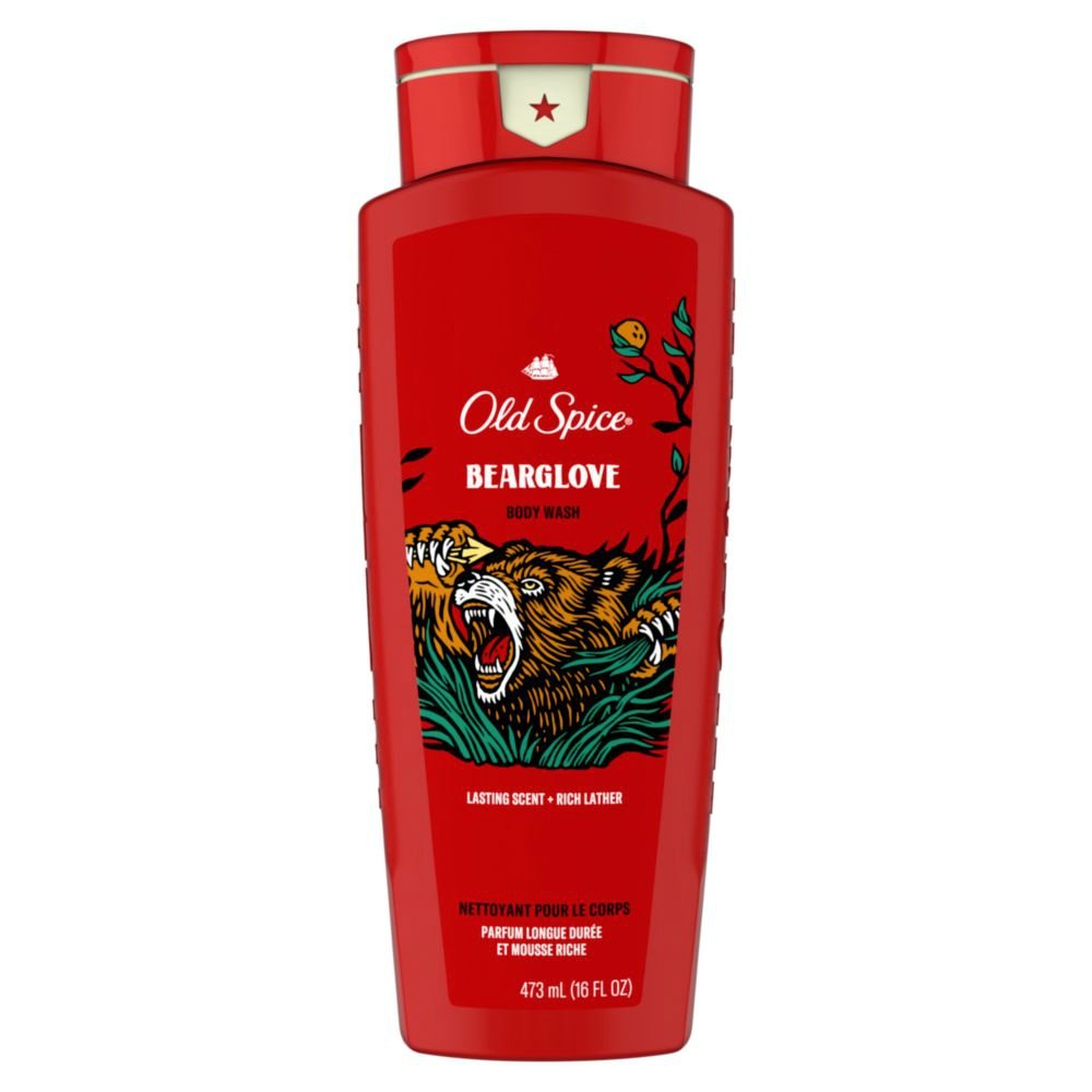 Old Spice Body Wash Wild Collection Bear Glove