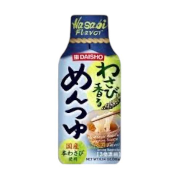[EX]DAISHO Mentsuyu Noodle Dipping Sauce Wasabi Flavour 180g