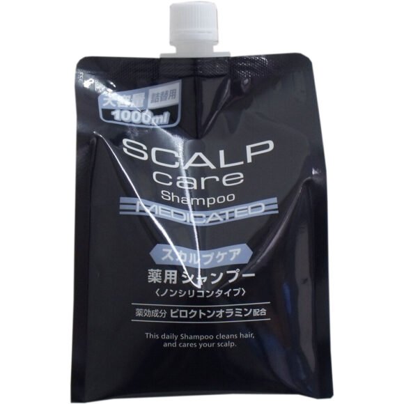 Scalp Care Medicated Shampoo – Silicone-Free, Refill 1000mL