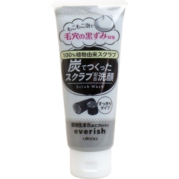 Utena Evliss Charcoal Scrub Face Wash – 135g