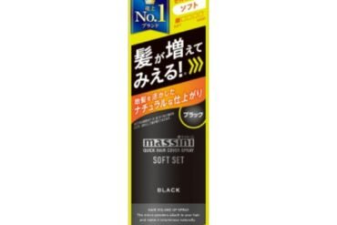 Massini Quick Hair Cover Spray Soft Set Black
