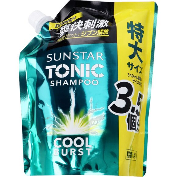 Sunstar Tonic Shampoo COOL BURST – Extra-Large Refill 1200mL