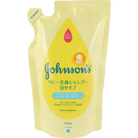 Johnson & Johnson Baby 2-in-1 Foaming Shampoo & Body Wash – Refill 350mL
