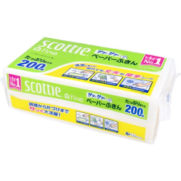 Scottie Paper Napkins “Quick & Easy” 400 Sheets (200 Pairs)