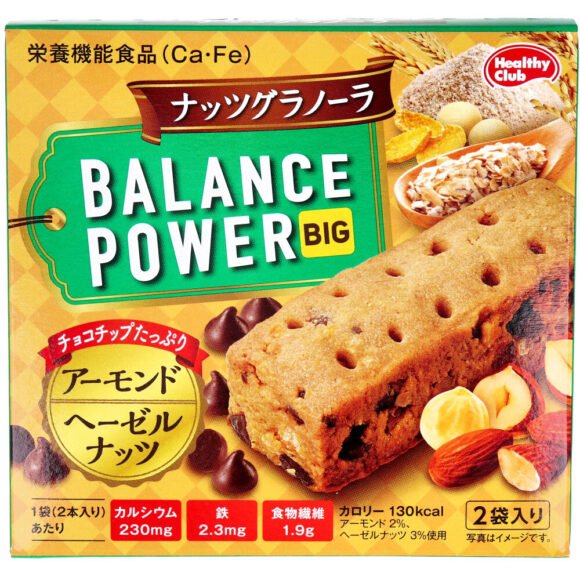 Healthy Club Balance Power Big – Nuts & Granola, 2 Packs (4 Bars)
