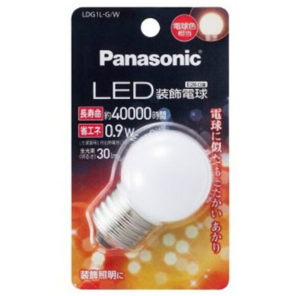 LED decorative bulb G type LDG1LGW