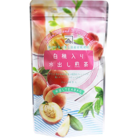 White Peach Cold Brew Green Tea – Tea Bags 3g × 20