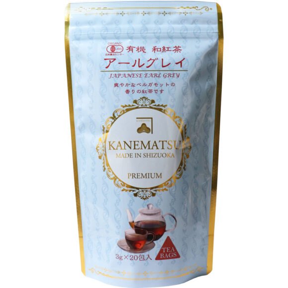Organic Japanese Black Tea – Earl Grey Tea Bags 3 g × 20 Sachets