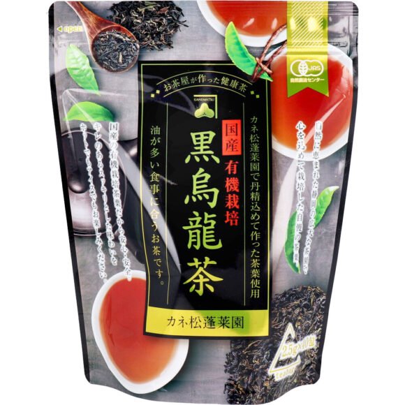 Japanese Organic Black Oolong Tea – 2.5g × 40 Bags