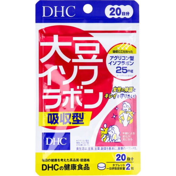 DHC Soy Isoflavone – 40 Tablets (20-Day Supply, Absorbable Type)