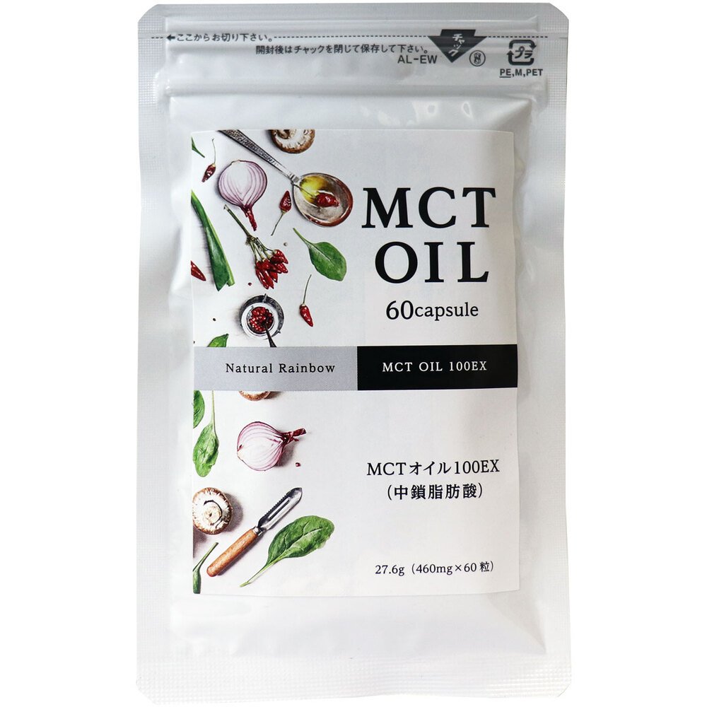 Convenient soft capsules containing MCT oil (medium chain triglycerides), a type of fat that is quickly absorbed and converted into energy. Ideal for those who want to support their daily health, active lifestyle, or diet management. Contains 100% MCT oil Quick energy source, easily absorbed Supports diet and active lifestyles Easy-to-take soft capsule form (60 capsules)