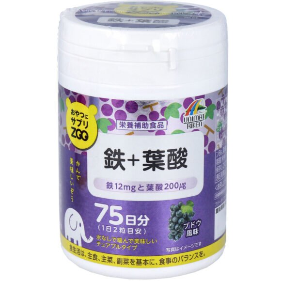 Snack & Supplement ZOO – Iron + Folic Acid, 75 Days, 150 Tablets