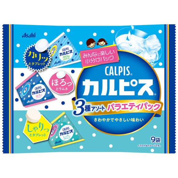 Calpis 3-Flavor Assortment Variety Pack, 9 Packs, 67 g