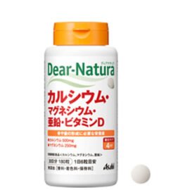 Dear–Natura Calcium, Magnesium, Zinc & Vitamin D, 30-Day Supply, 180 Tablets