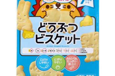 Wakodo Baby Snack +Ca – Animal Biscuits, 11.5 g × 3 Packs