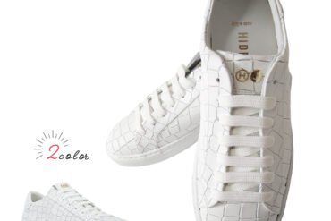 HIDE & JACK Men’s Premium Leather Sneaker – Croc Cuff Leather