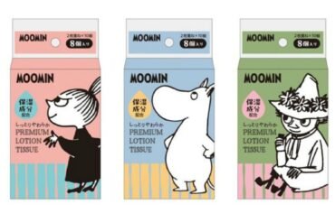 Moomin Premium Lotion Pocket Tissue