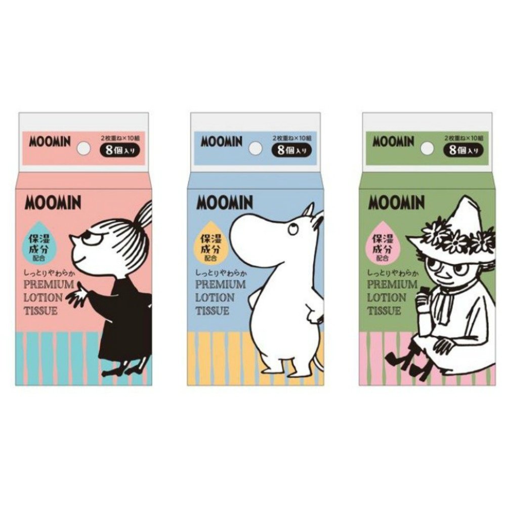 Moomin Premium Lotion Pocket Tissue