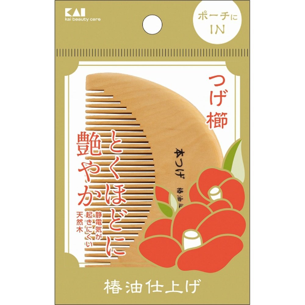 Boxwood comb, half-moon shape, 000KQ3136