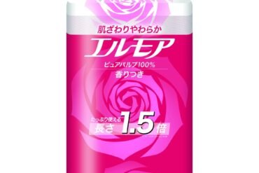 Elmore 1.5x Double Pink 12 Rolls 45m Floral Scent