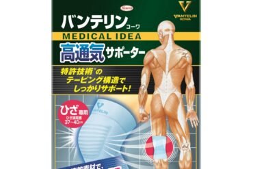 Vantelin Highly Breathable Knee Supporter, Large, Light Blue