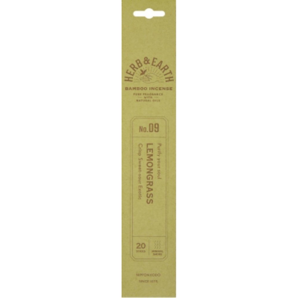 Herb & Earth Bamboo Incense Lemongrass