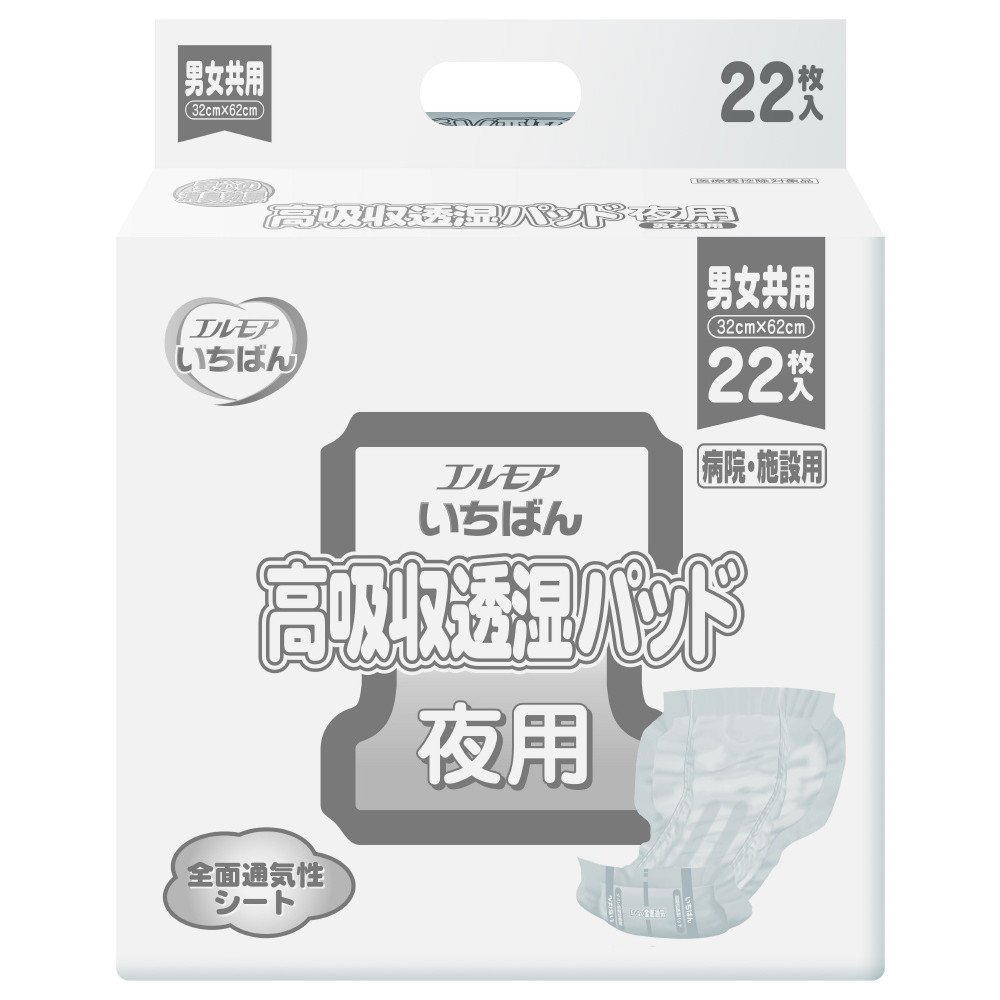 Top-of-the-line, highly absorbent, and breathable pads for unisex use in hospitals and facilities.