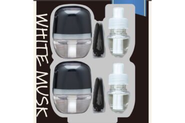 Sawaday Car-Specific Clip Perfume White Musk (2 main units + 2 replacements)