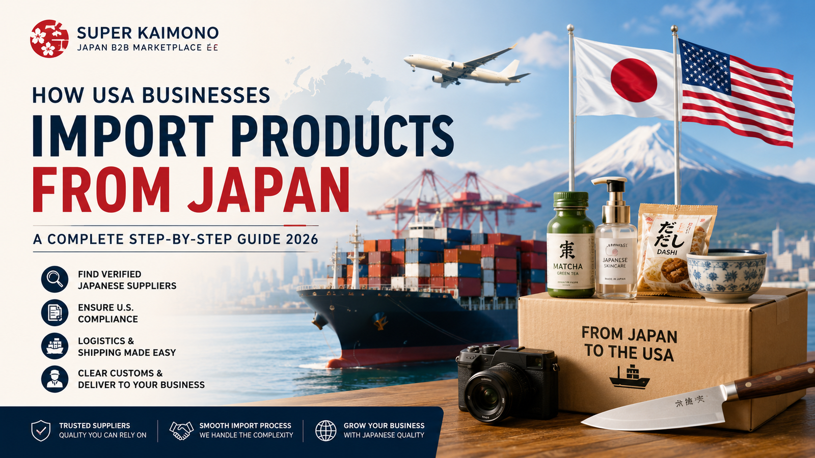How USA Businesses Import Products from Japan