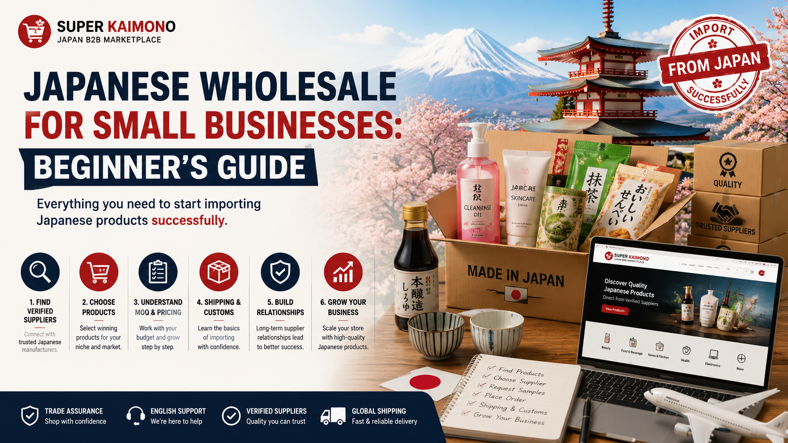Japanese Wholesale for Small Businesses Beginner Guide