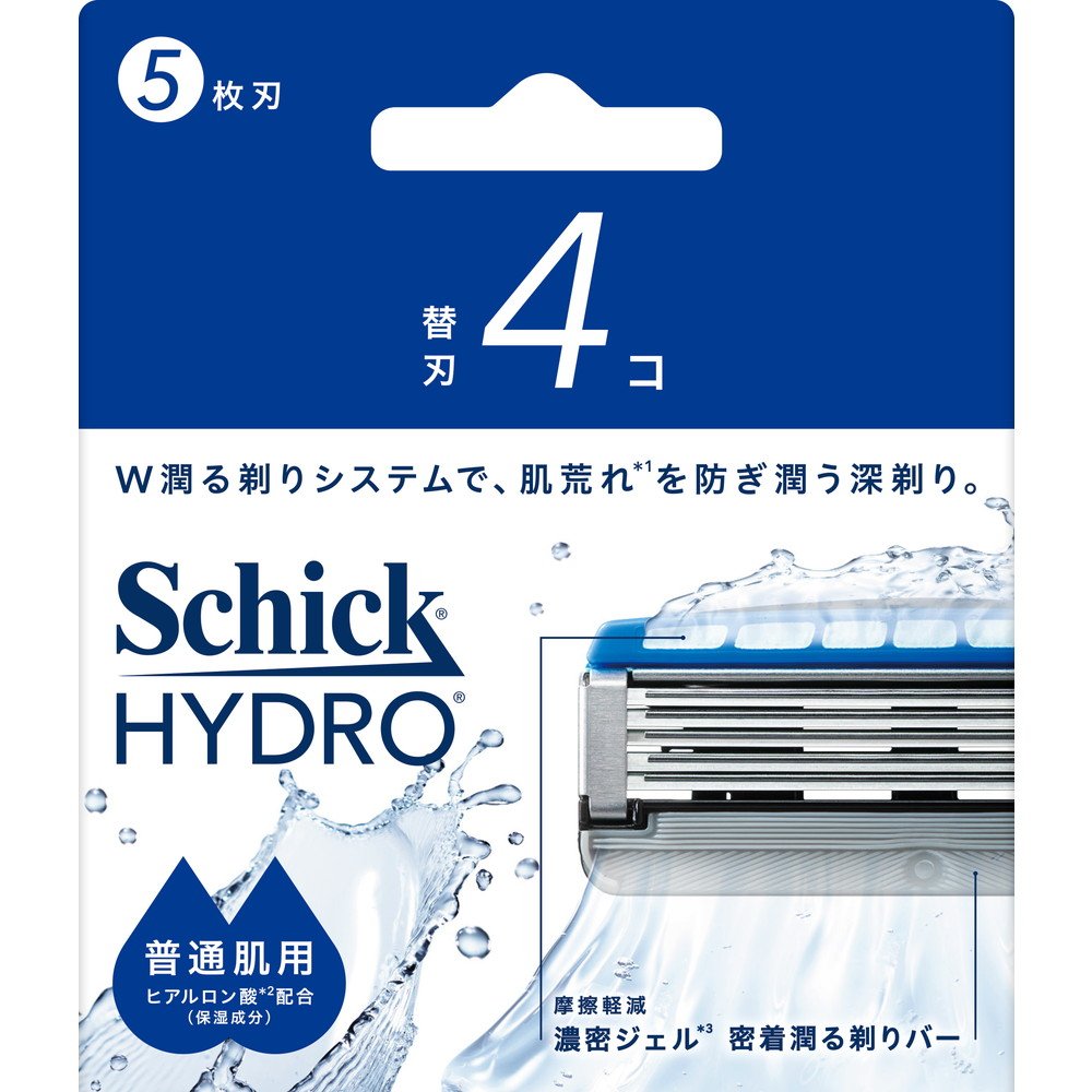 Schick Hydro Replacement Blades for Normal Skin