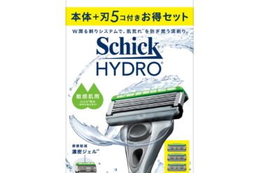 Schick Hydro Sensitive Skin Combo Pack (Main unit + 5 blades)