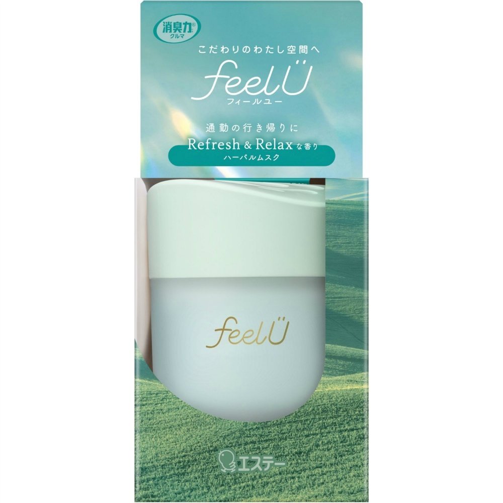 Deodorizing Power for Cars feelU Gel Type Main Unit Herbal Musk