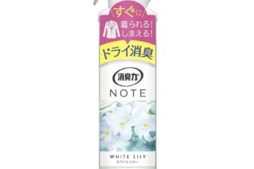 Deodorizing Power NOTE Clothing Spray White Lily