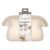 Multi-purpose silicone bag with wide opening, 1000ml, beige-gray.