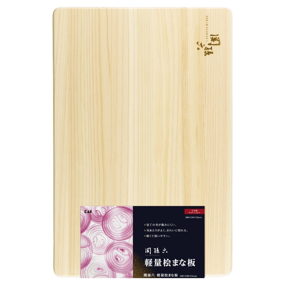 Seki Magoroku Lightweight Hinoki Cutting Board 360 x 240
