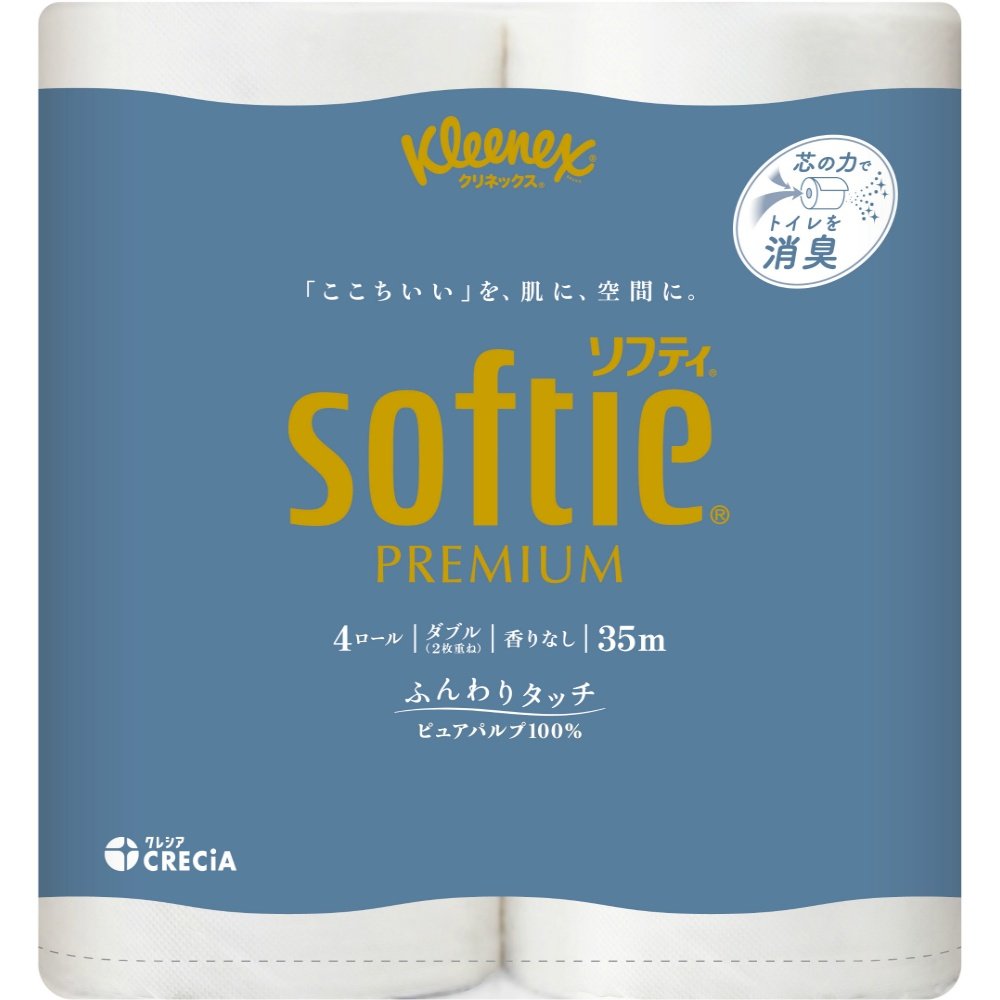Kleenex Softie 4 Rolls (Double)