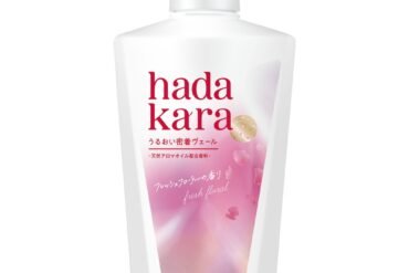 Hadakara Moist Body Care Soap Liquid Type Fresh Floral Scent (Main Unit)