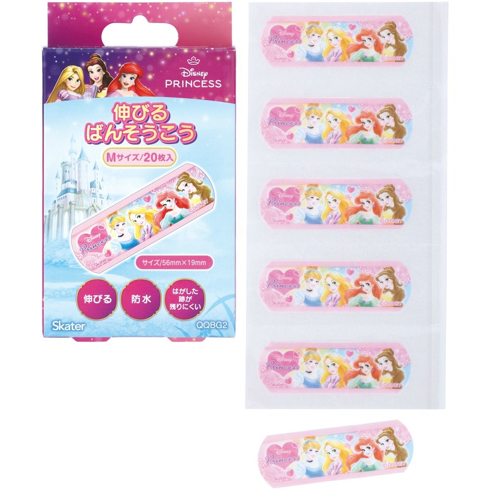 Stretchable Band-Aid M Disney Princess QQBG2