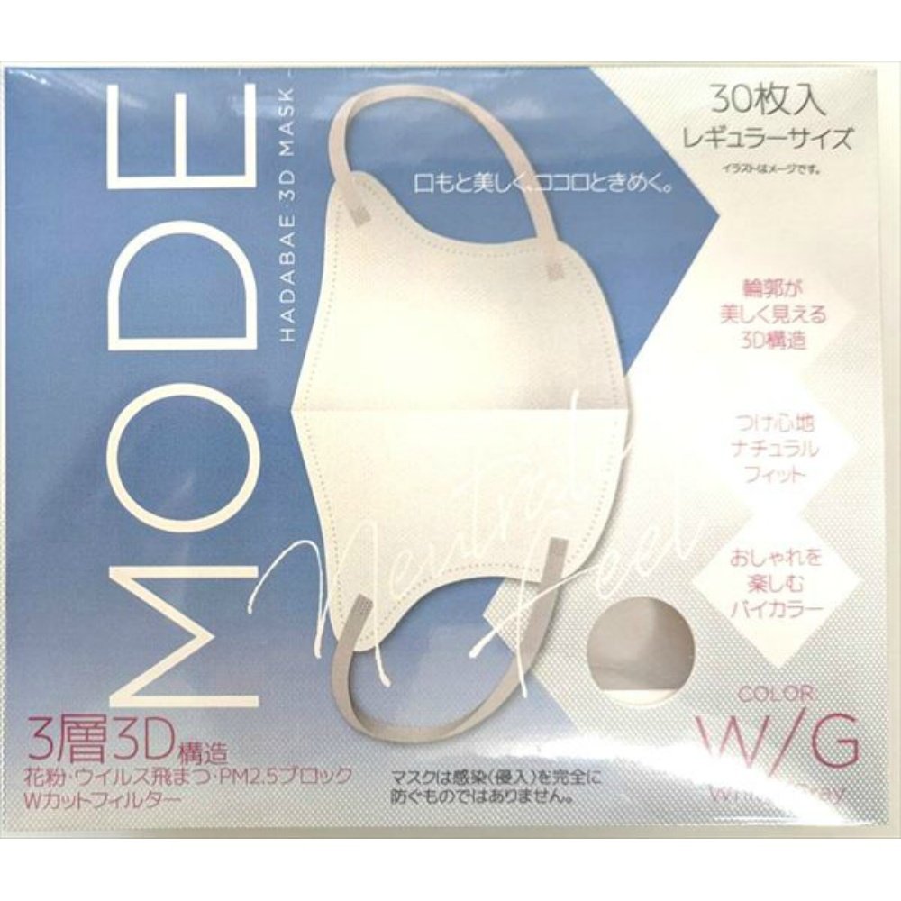 Skin-enhancing 3D Mask Mode - White/Gray